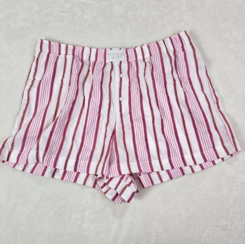 Victoria’s Secret striped sleep shorts Size L